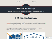 Tablet Screenshot of mathdistinction.com